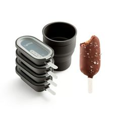 Set de 4 Moldes de Helados Classic Creamy Lékué