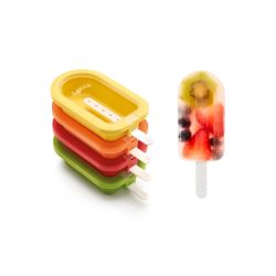 Set de 4 Moldes de Helados Grandes Apilables Lékué