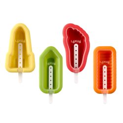 Set de 4 Moldes de Helados Icónicos Lékué