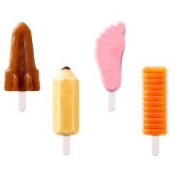 Set de 4 Moldes de Helados Icónicos Lékué