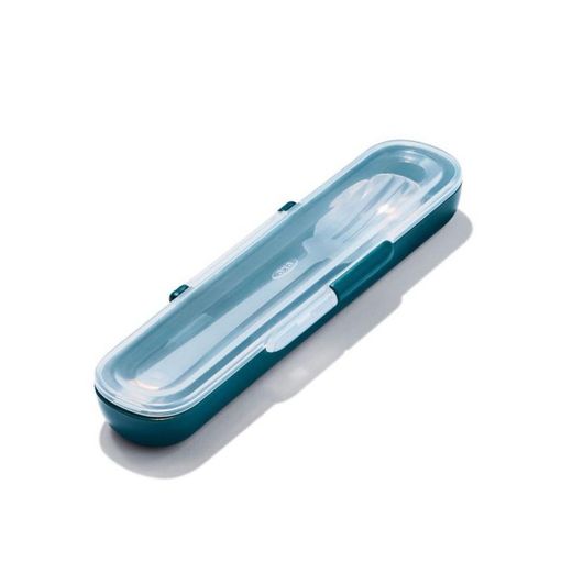 Bestickset med fodral oxo