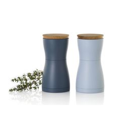 Set de molinillos sal y pimienta twin dark light Adhoc