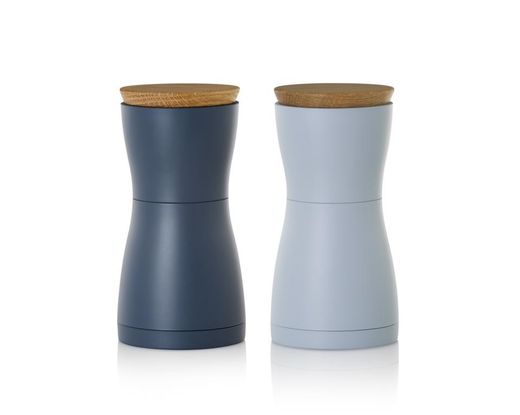 Set de molinillos sal y pimienta twin dark light Adhoc