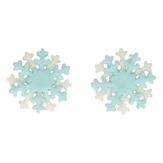 Snowflake dessert dekorationsset 12 st funcakes