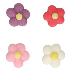 Conjunto de decoração de sobremesas com flores 32 bolos