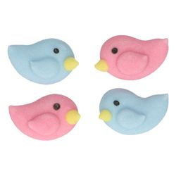 Dessert decoration set love birds 16 pcs funcakes