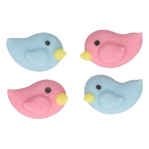 Dessert decoration set love birds 16 pcs funcakes