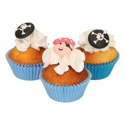 Conjunto de decoração de sobremesa pirata 12 funcakes