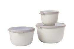 Set fiambreras cirqula 3 pzas (500+1000+2000) - blanco nórdico