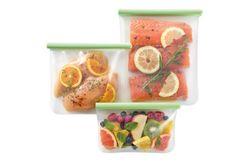 Lekue Zestaw 3 torebek silikonowych wielokrotnego użytku