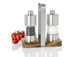 Set molinillos ceramicos sal y pimienta menage cla adhoc