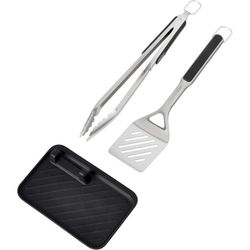 Set pinzas de cocina y pala barbacoa con soporte silicona Oxo