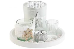 Christmas Center Table Candle Holder Set 23x23x2