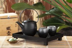 Set sendai tetera 1,2l+2 tazas porcelana bredemeijer