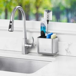 Soporte cepillos/estropajos acero inox. Oxo