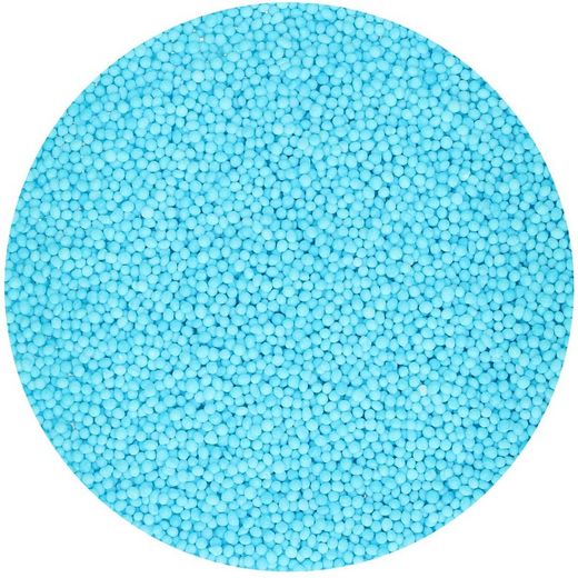 Sprinkle light blue pearls nonpareils funcakes 80 grs