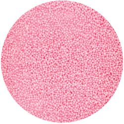 Strö ljusrosa pärlor nonpareils funcakes 80 grs