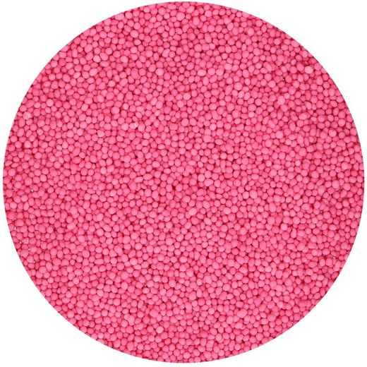 Strö mörkrosa pärlor nonpareils funcakes 80 grs