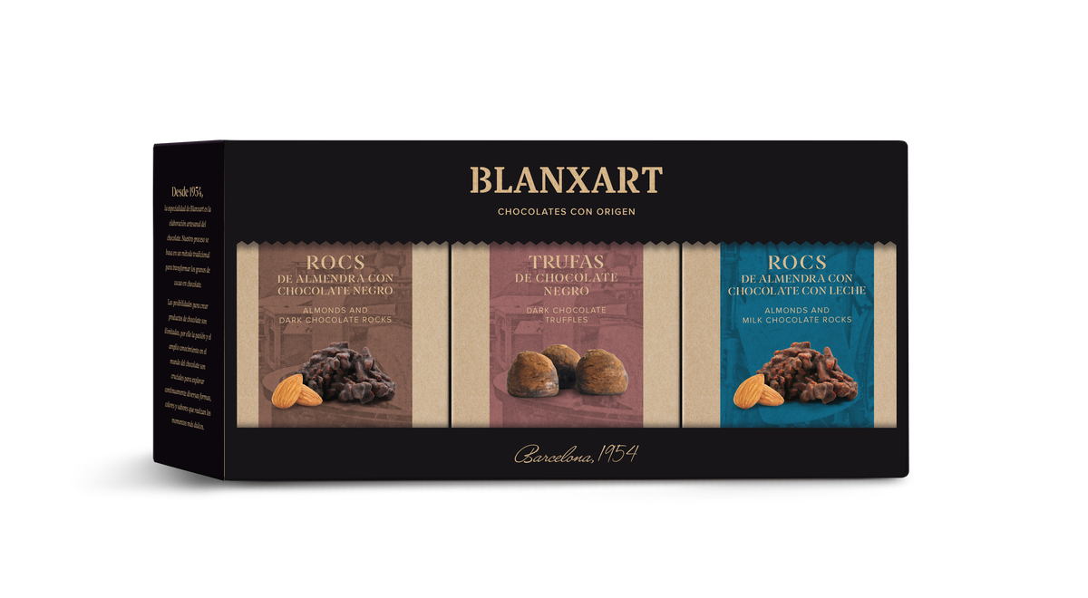 Surtido Bombones Tripack Atelier 300g Chocolate Blanxart