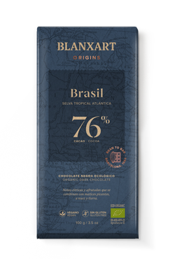 Tableta Chocolate 76% Brasil Ecológico 100 grs Blanxart