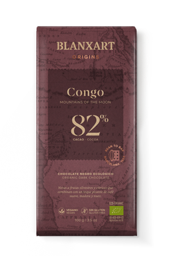 Tableta Chocolate 82% Congo Ecológico 100 grs Blanxart