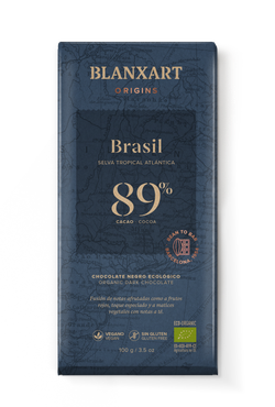 Tableta Chocolate 89% Brasil Ecológico 100 grs Blanxart