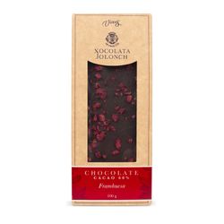 Tableta chocolate bitter con frambuesa jolonch 100 grs