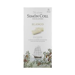 Comprimido de chocolate branco 85 grs simon coll