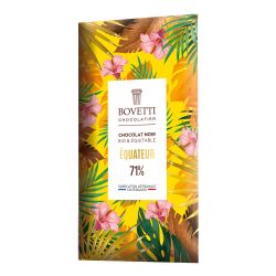 Tableta chocolate negro 71% Ecuador Bovetti Gourmet