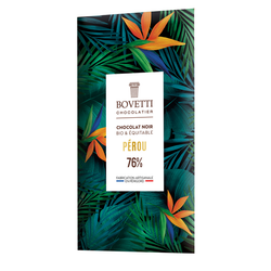 Tableta chocolate negro 76% Perú Bovetti Bovetti Gourmet