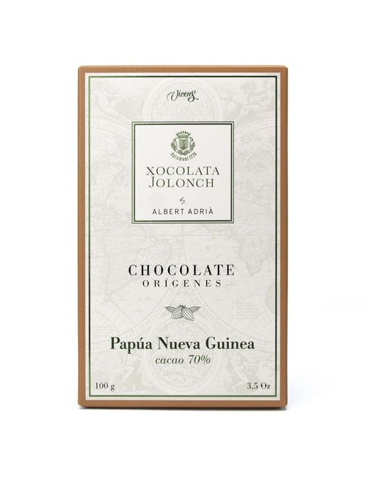 Chocolate bar origins papua new guinea 70% cocoa albert adrià jolonch 100 grs