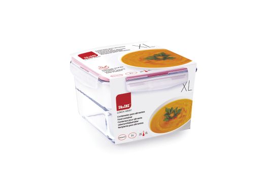 Táper de borosilicato para sopa XL Ibili