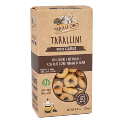 Tarallini sabor clásico 250 g Pasta Gourmet di Bari