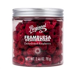 Tarro PET Frambuesa Deshidratada 70 g Ideal Regalo Regional & Co