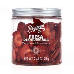 Tarro PET Fresa Deshidratada 70 g Ideal Regalo Regional & Co