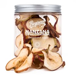 Tarro PET Manzana Deshidratada 50 g Ideal Regalo Regional & Co