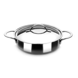 Tartera Con Tapa Inox Inducción Noah 20 Cm Ibili