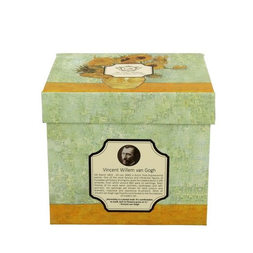 Van Gogh Sunflower Infusions Cup 43 Cl Porcelain Duo Art Gallery