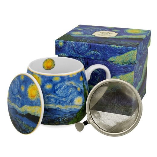 Van Gogh Starry Night Infusions Cup 43 Cl Porcelain Duo Art Gallery