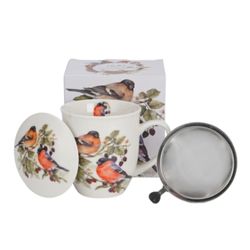 Taza Infusor Camachuelo Porcelana Ideal Regalo Duo Art Gallery