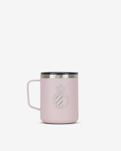 Taza Termo Runbott Original Mug Espanyol Escudo 400Ml Powder Pink