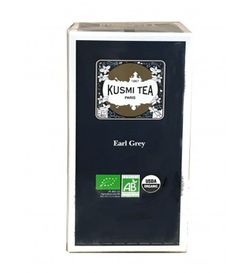 Té negro earl grey kusmi tea 25 sobres bio