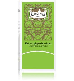 Té verde jengibre limón kusmi tea 25 sobres bio