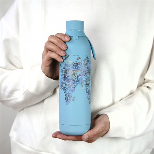 Termo 710 ml Emerald Stamp Map Creative Story