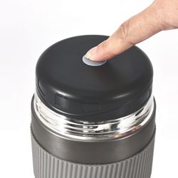 Termo Alimentos Castey Antracita Grip Sil. 500Ml