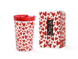 Termo Café Té de Viaje 260 ml Corazón ITotal Ideal Regalo