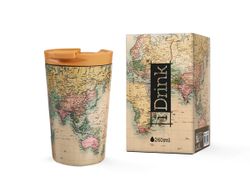 Termo Café Té de Viaje 260 ml Mapa ITotal Ideal Regalo