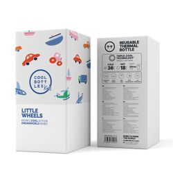 Termo infantil Little Wheels 350 ml Cool Bottles