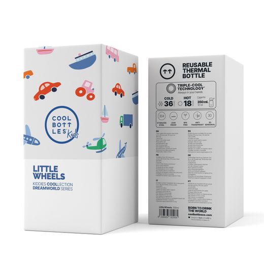Termo infantil Little Wheels 350 ml Cool Bottles