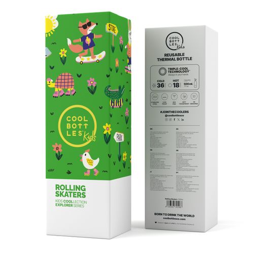 Termo infantil Rolling Skaters 500 ml Cool Bottles